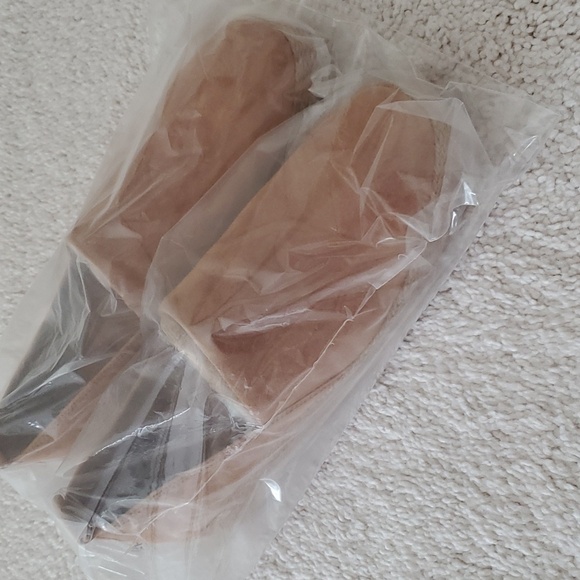 NWOT Vince Saxon Platform Espadrilles Suede Leather Loafers Slip Ons - Size 6 - Picture 5 of 6